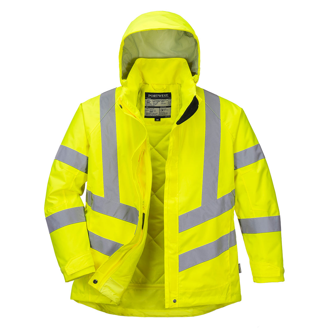 Jacken mit Innenfutter | Damen Warnschutz Winterjacke | Portwest Jacken mit Innenfutter | Damen Warnschutz Winterjacke | Portwest