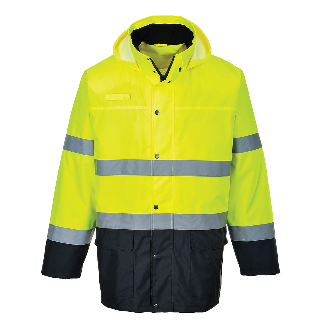Warnschutz-Regenjacken | Leichte Warnschutz Kontrast Regen Verkehrsjacke | Portwest Warnschutz-Regenjacken | Leichte Warnschutz Kontrast Regen Verkehrsjacke | Portwest