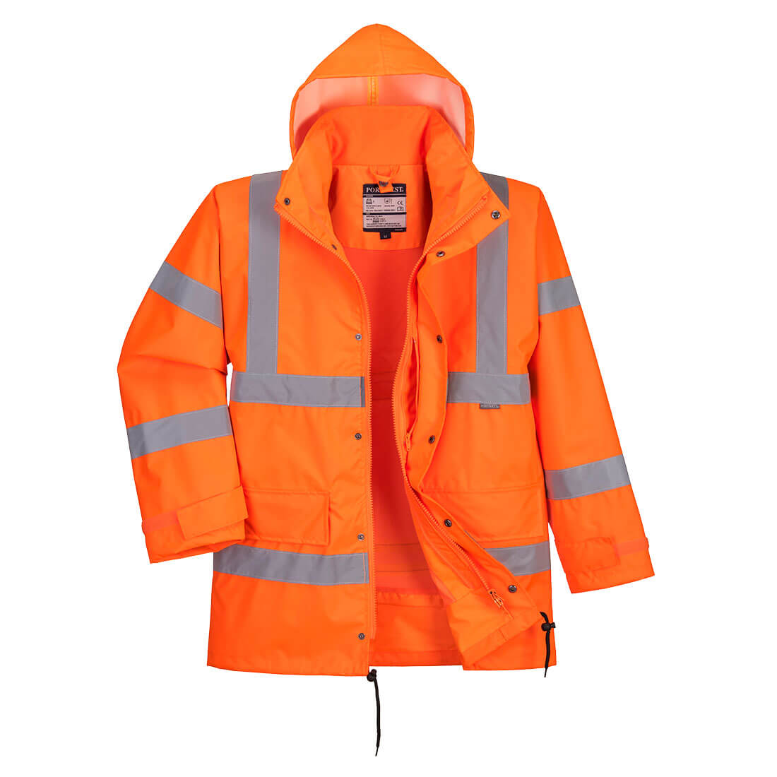Warnschutz-Regenjacken | Warnschutz interaktive und atmungsaktive Regen Verkehrsjacke | Portwest 