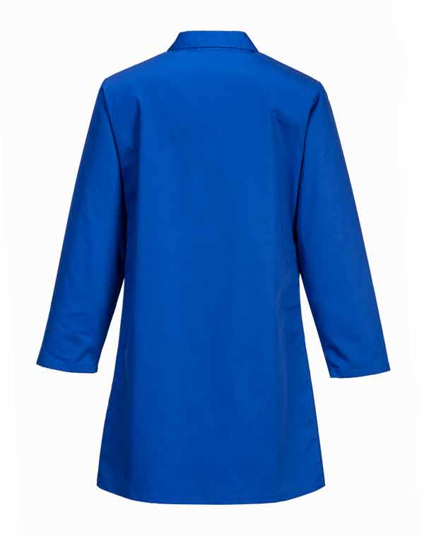 Arbeitskittel in der Farbe Royalblau