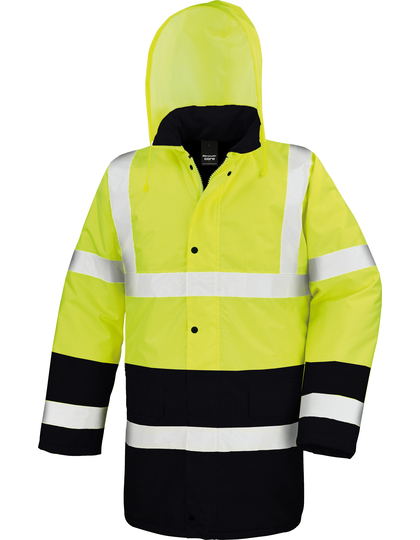 Warnschutzkleidung | Arbeitsjacken in der Farbe Gelb | Schwarz