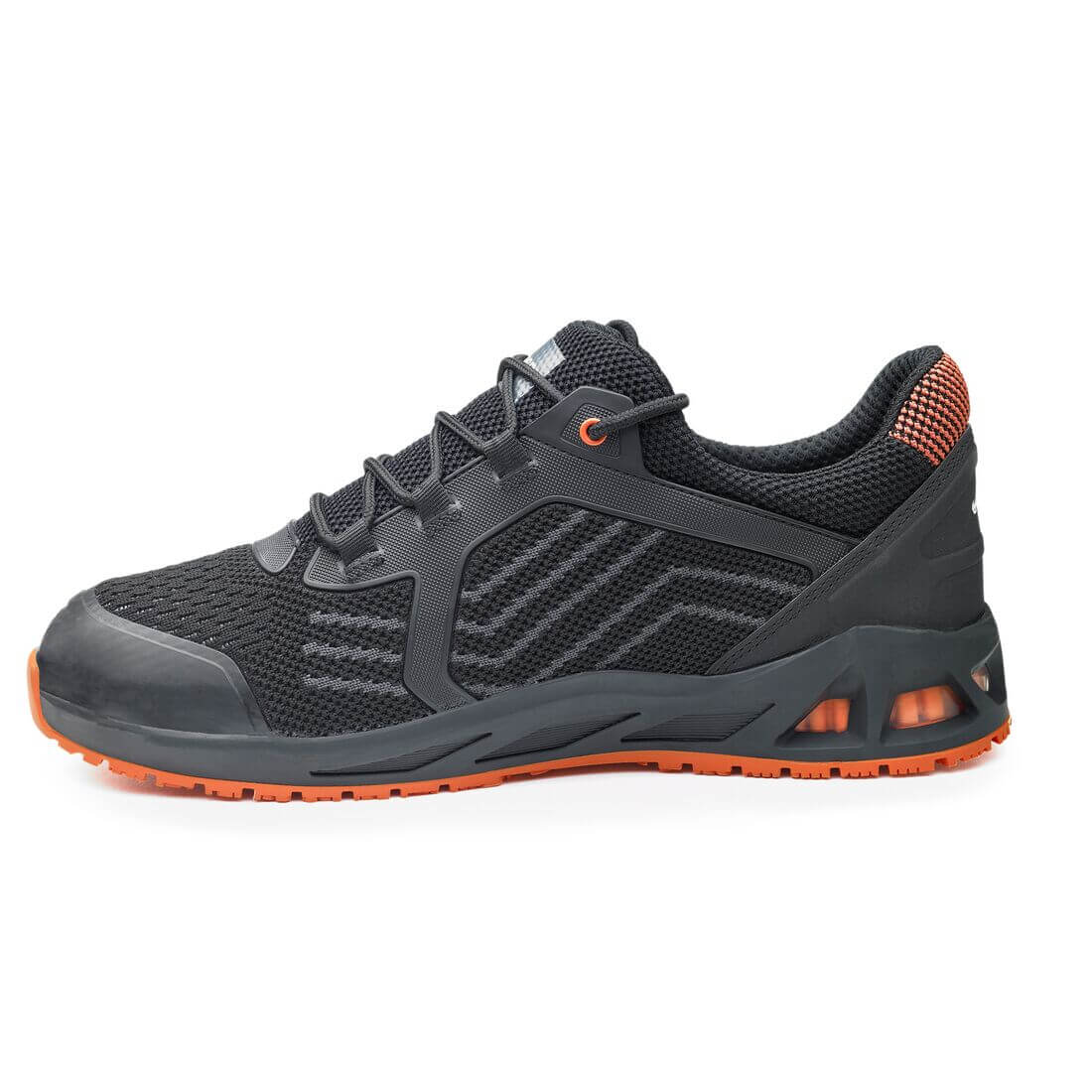 Arbeitsschuhe in der Farbe Schwarz | Orange