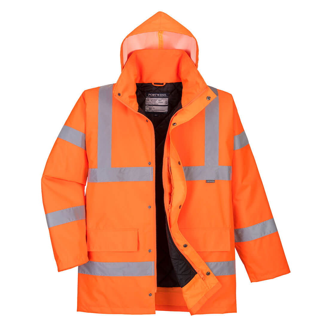 Jacken mit Innenfutter | Warnschutz Winter Verkehrsjacke | Portwest Jacken mit Innenfutter | Warnschutz Winter Verkehrsjacke | Portwest