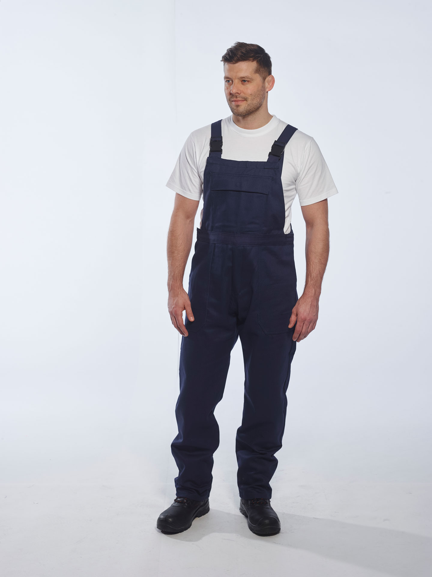 Arbeitslatzhosen | Blau Arbeitslatzhosen in der Farbe Blau