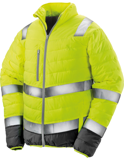 Warnschutzkleidung | Arbeitsjacken in der Farbe Yellow | Grey