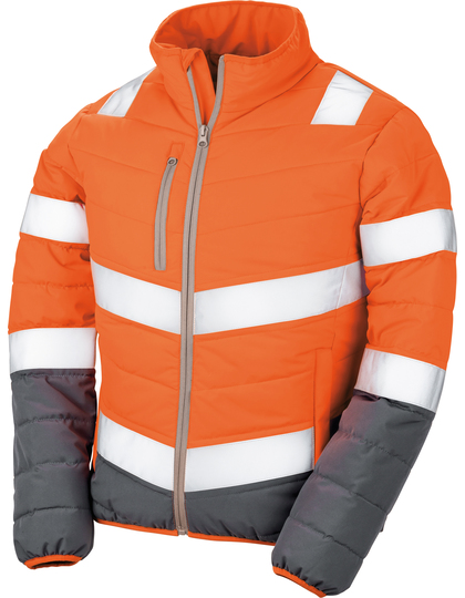 Warnschutzkleidung | Arbeitsjacken in der Farbe Orange | Grey