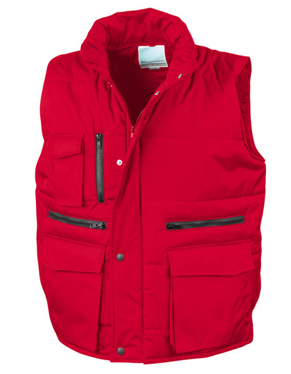 Westen | Bodywarmer in der Farbe Red