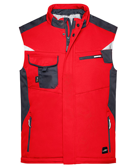 Westen | Bodywarmer in der Farbe Red | Black