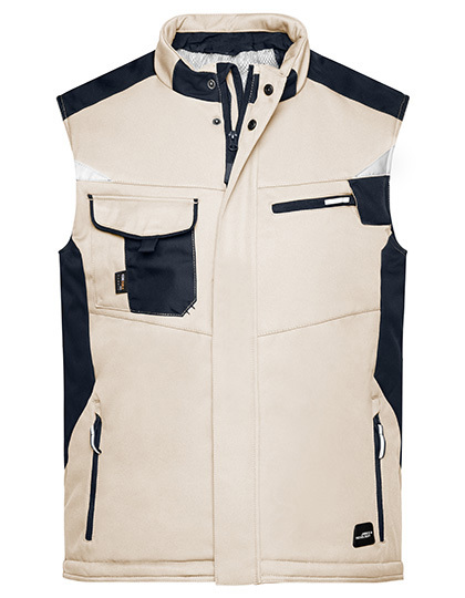 Westen | Bodywarmer in der Farbe Stone | Black