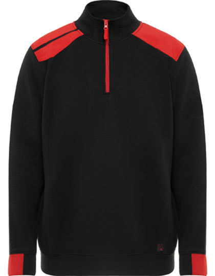 Pullover | Troyer in der Farbe Black | Red
