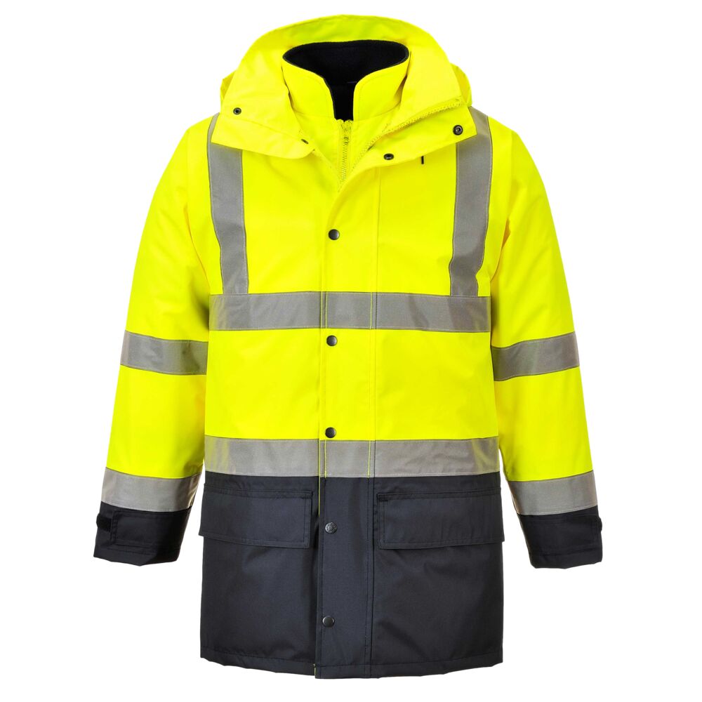 Warnschutz | Multi-Way-Jacken | Gelb | Schwarz Warnschutz | Multi-Way-Jacken in der Farbe Gelb | Schwarz