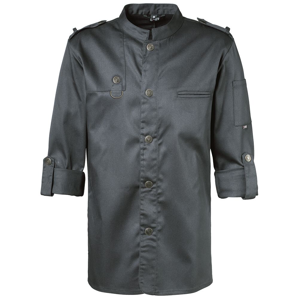 Kochjacke | in der Farbe Graphit
