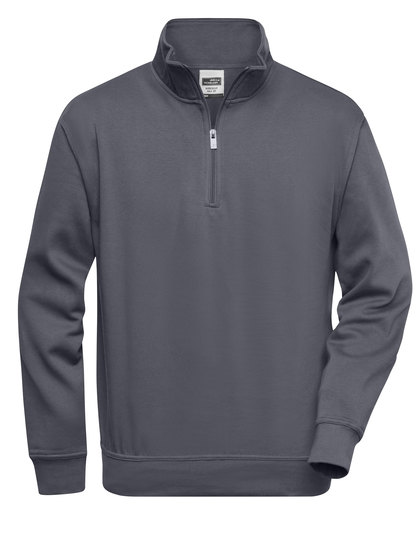 Pullover | Troyer in der Farbe Carbon