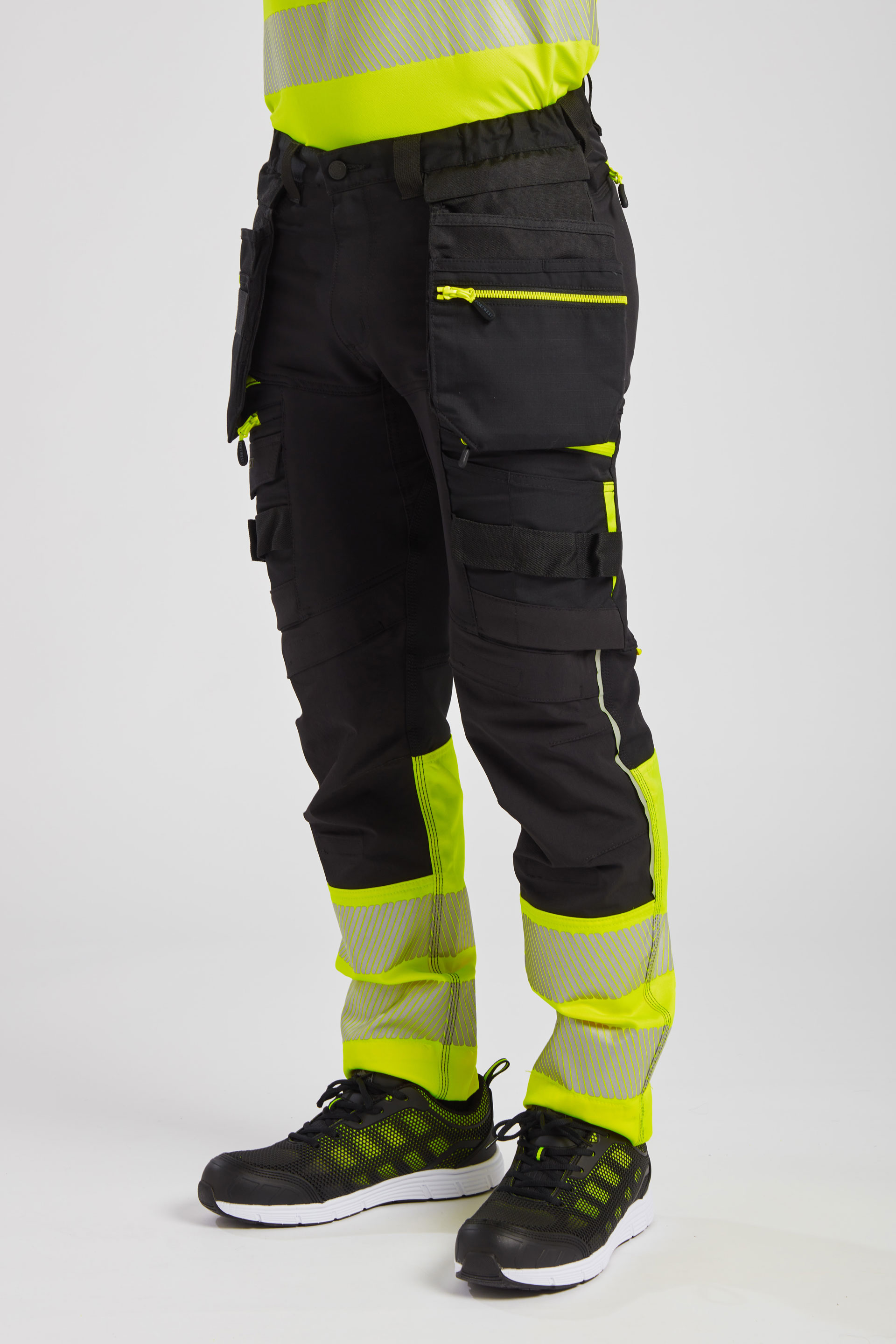 Arbeitshose | Farbe Gelb | Schwarz Arbeitshose in der Farbe Gelb | Schwarz
