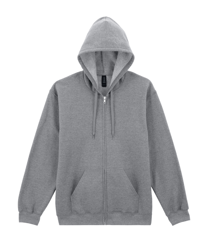Praxis & Team Hoodie | Gildan  Zip Hooded Sweat  | Nemento Workwear
