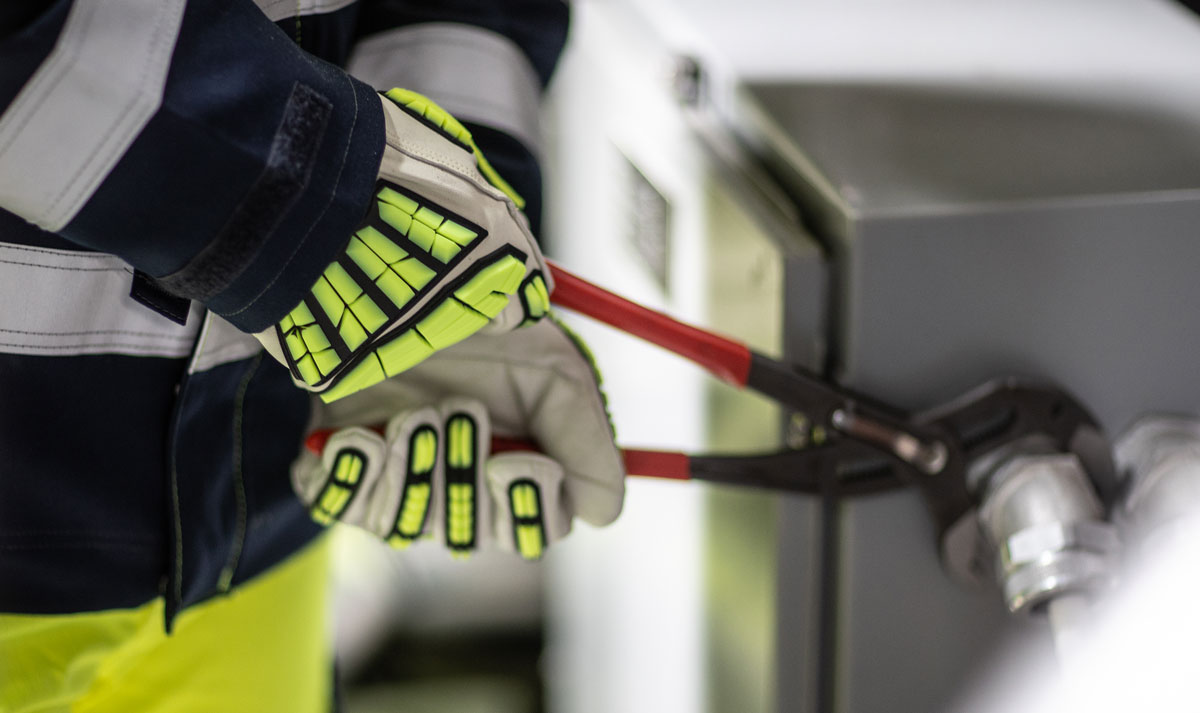 Arbeitshandschuhe | Farbe Gelb Arbeitshandschuhe in der Farbe Gelb