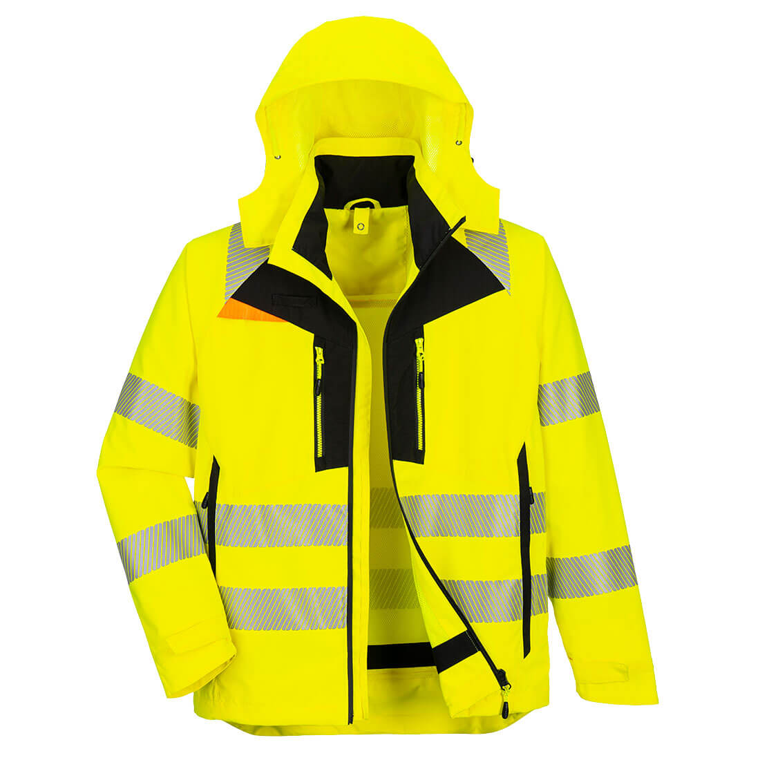 Warnschutz-Multi-Way-Jacken | DX4 Warnschutz 4-in-1 Jacke | Portwest Warnschutz-Multi-Way-Jacken | DX4 Warnschutz 4-in-1 Jacke | Portwest