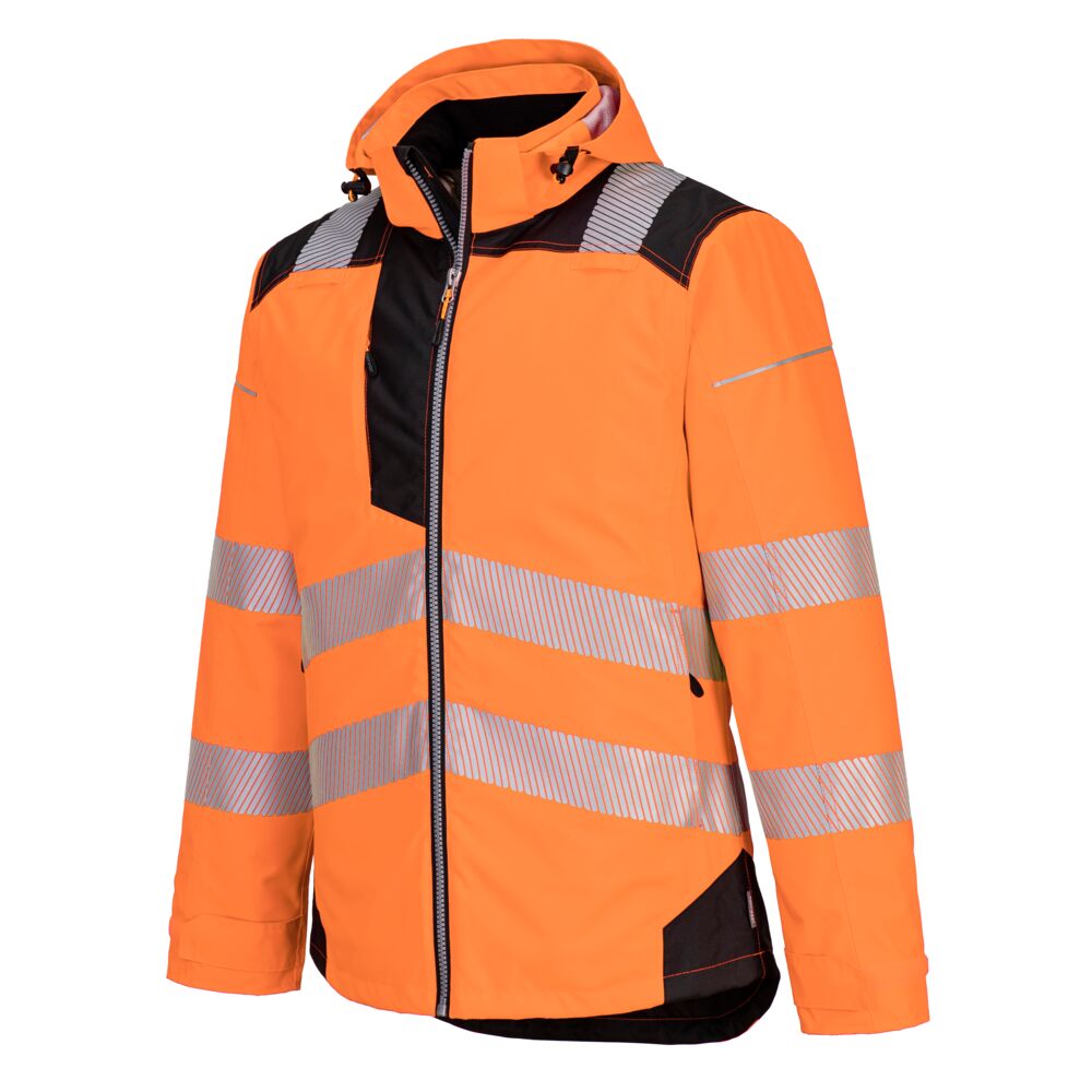 Warnschutz | Jacken mit Innenfutter | Orange | Schwarz Warnschutz | Jacken mit Innenfutter in der Farbe Orange | Schwarz