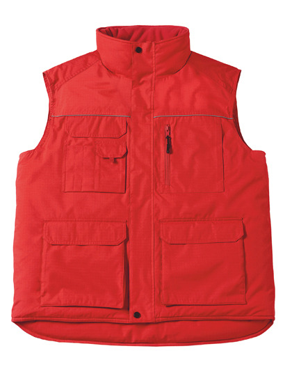 Westen | Bodywarmer in der Farbe Red