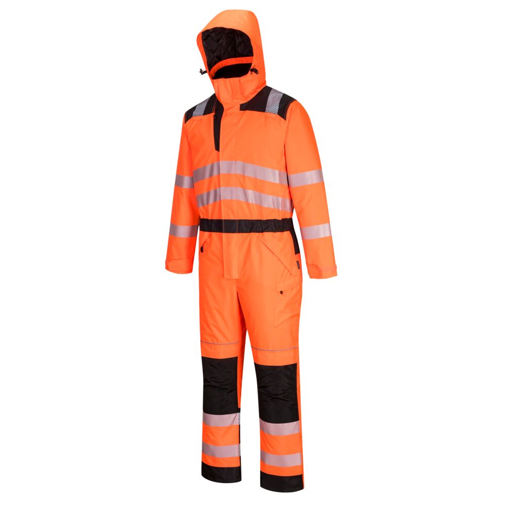 Warnschutz | Arbeitsoveralls | Orange | Schwarz Warnschutz | Arbeitsoveralls in der Farbe Orange | Schwarz