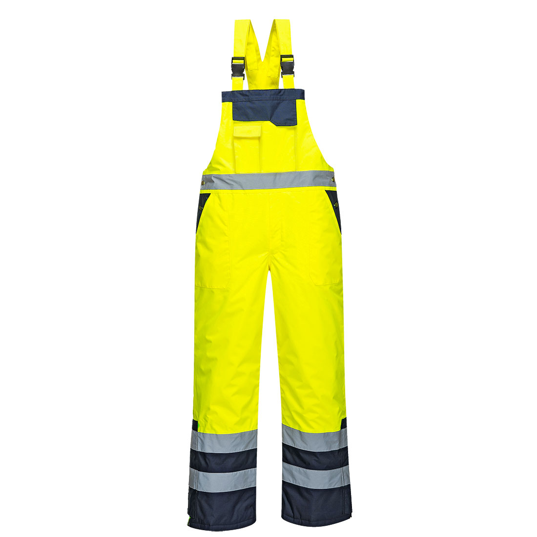 Warnschutz-Latzhose | Warnschutz Kontrast Winter Latzhose | Portwest Warnschutz-Latzhose | Warnschutz Kontrast Winter Latzhose | Portwest