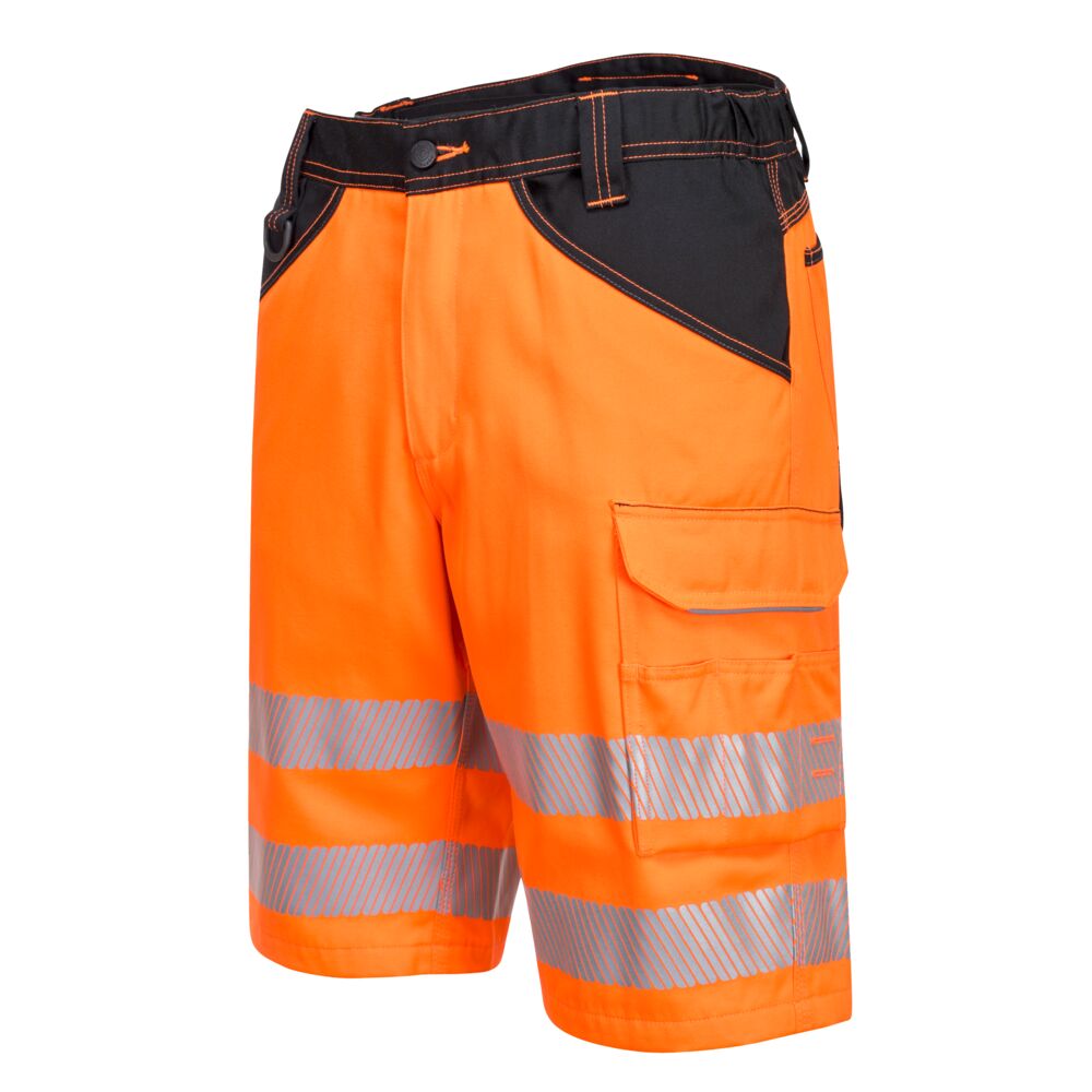 Warnschutz | Arbeitsshorts | Orange | Schwarz Warnschutz | Arbeitsshorts in der Farbe Orange | Schwarz