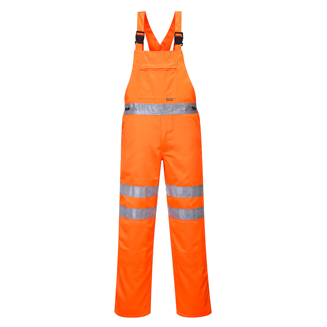 Warnschutz-Latzhose | Warnschutz Polycotton Service Latzhose | Portwest Warnschutz-Latzhose | Warnschutz Polycotton Service Latzhose | Portwest