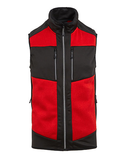 Westen | Bodywarmer in der Farbe Red | Black