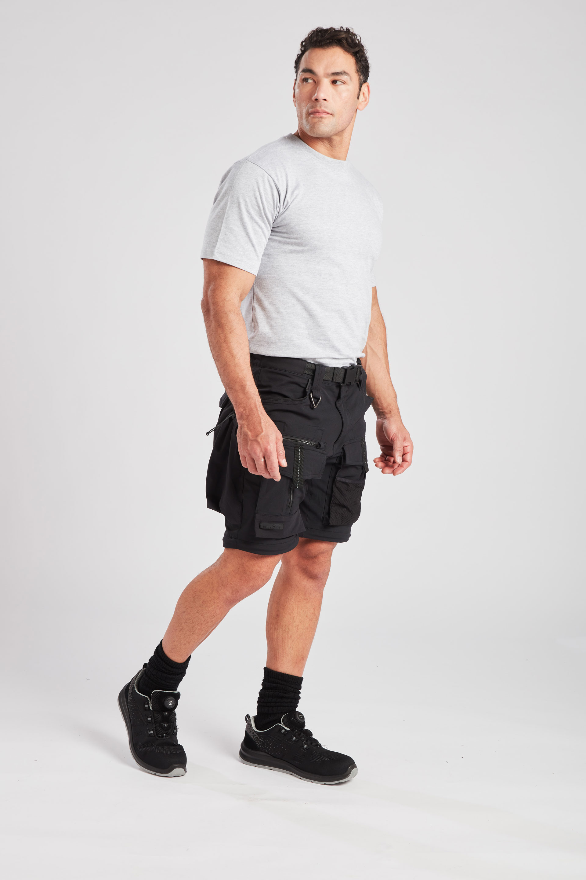 Arbeitsshorts in der Farbe Schwarz